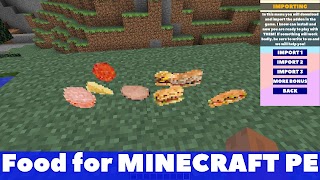Food Mod for Minecraft PE screenshot 1