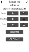 Basic Speed Calculator الملصق