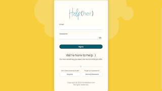 برنامه‌نما Help(her) عکس از صفحه