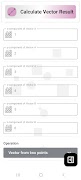 برنامه‌نما Vector Calculator عکس از صفحه
