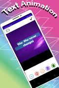 3 Schermata Text Animation Video Maker