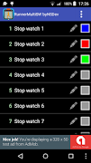 Runner Multi StopWatch byNSDev captura de pantalla 4