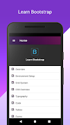 Learn Bootstrap 4  -  Bootstrap Tutorials Offline الملصق
