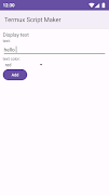 4 Schermata Termux Script Maker