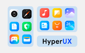 برنامهنما HyperUX - Icon Pack عکس از صفحه