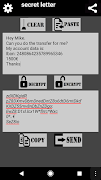 secret letter - the best encryption App स्क्रीनशॉट 2