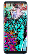 Graffiti Lock Screen poster