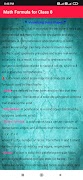 Math formula Class 8 captura de pantalla 3