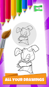 five coloring nightsmare imagem de tela 3
