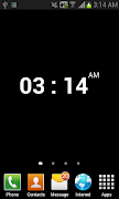 BLACK CAM CLOCK WIDGET poster