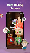 1 Schermata Labubu Color Call Theme