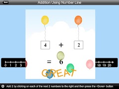 Addition Using Number Line lite version capture d'écran 5