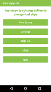 Font Styles #2 اسکرین شاٹ 1