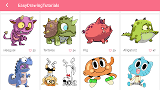 Learn to Draw Cartoon with Tutorial - DrawShow Kid screenshot 6