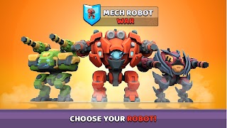 Mech Robot War Plakat