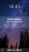 Learn Korean on Lockscreen screenshot 1