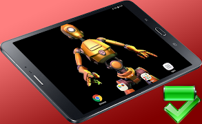 Dancing Robot Live Wallpaper ภาพหน้าจอ 7