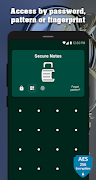 Secure Notes - Notepad اسکرین شاٹ 3