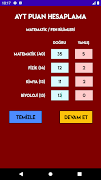 YKS Puan Hesaplama ảnh chụp màn hình 4