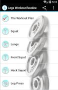 Legs Workout Routine poster