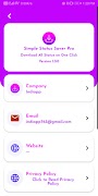 برنامه‌نما Simple Status Saver Pro عکس از صفحه