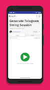 Telegram Session String Generator 포스터