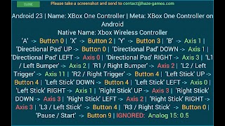 Gamepad Tester capture d'écran 2