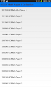 برنامه‌نما KCSE Math Questions عکس از صفحه