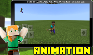برنامه‌نما Addon Player Animation for MCP عکس از صفحه