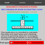RECTANGULAR BASE ECCENTRICALLY LOADED - EUROCODE2 screenshot 3
