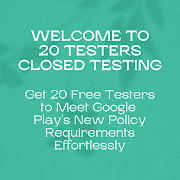 20 Testers Closed Testing syot layar 6
