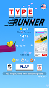 Type Runner - Fast Type Run スクリーンショット 1