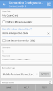 برنامه‌نما OpenCart Mobile Assistant عکس از صفحه
