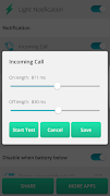 برنامه‌نما Flash Alert on Call and SMS عکس از صفحه