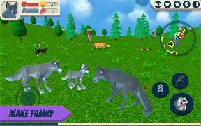 Wolf Simulator: Wild Animals screenshot 3