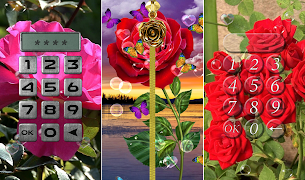 Rose lock screen. screenshot 7
