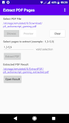 Extract PDF Pages screenshot 1