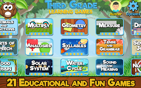 Third Grade Learning Games اسکرین شاٹ 1