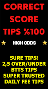 برنامه‌نما Correct Score Tips %100 عکس از صفحه