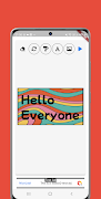 Digital Signage - Scroll Text screenshot 1