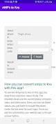 AMPs to Kva Converter スクリーンショット 1