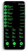 Dialer Theme Black Green drupe পোস্টার