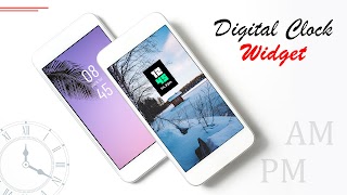 Clock Widget - Digital Widget syot layar 3