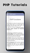 4 Schermata PHP Tutorial - Offline  Learning