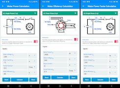 電氣計算 應用程序 截圖 4