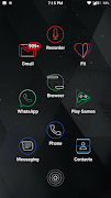 Amoled Lines Icon Pack screenshot 1