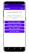 HTML Quiz スクリーンショット 3