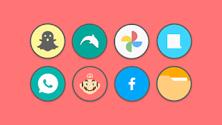 Flat Circle - Icon Pack 截图 5