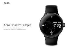ACRO Space2 Simple Watchface スクリーンショット 2