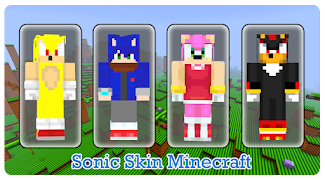 برنامه‌نما Sonic Skin Minecraft PE عکس از صفحه